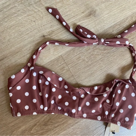 Reformation Betty Polka dot bikini top - Picture 2 of 6